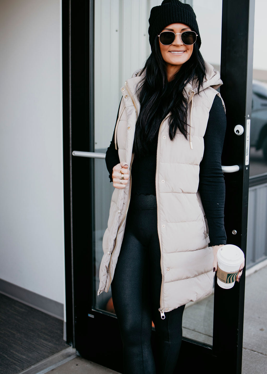 Garnet Puffer Midi Vest