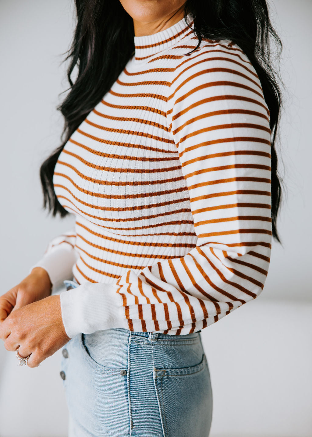 Neah Striped Sweater Bodysuit