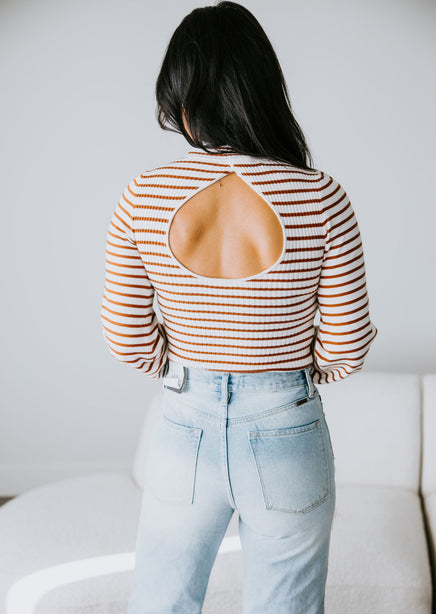 Neah Striped Sweater Bodysuit