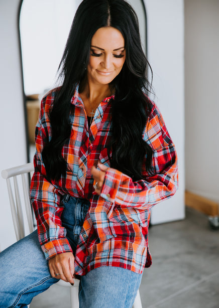 Granger Plaid Top