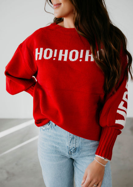 Ho Ho Ho Knit Sweater