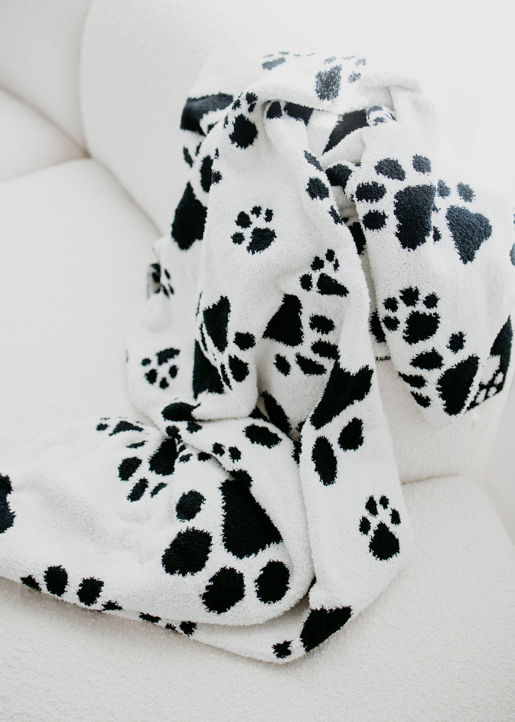 image of Paw Print Throw Blanket