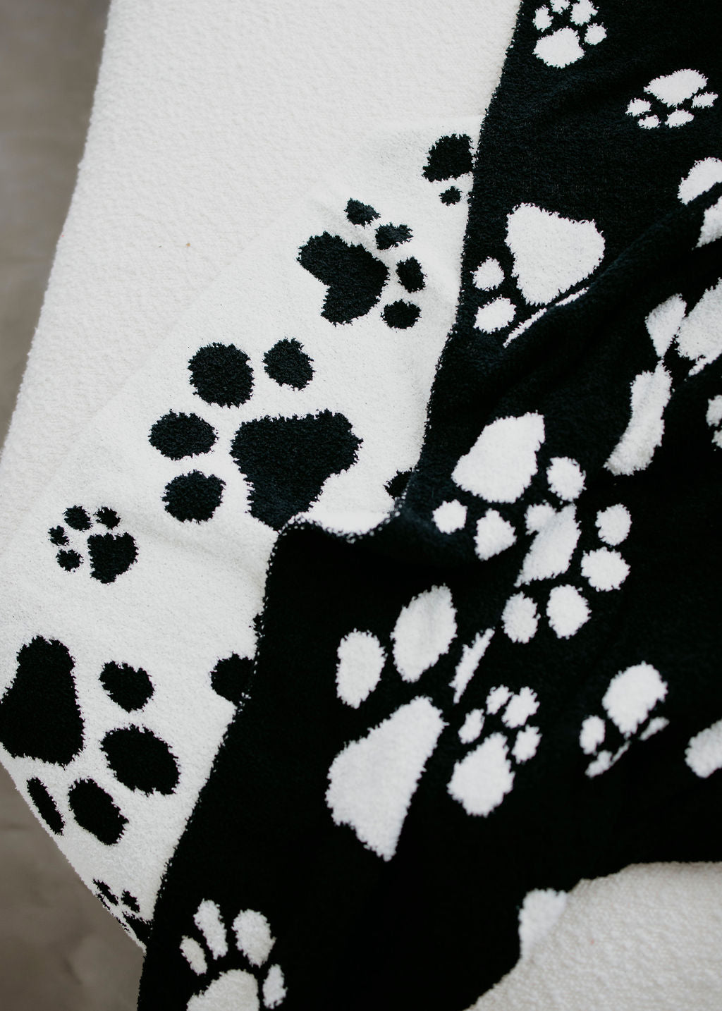 Paw Print Throw Blanket