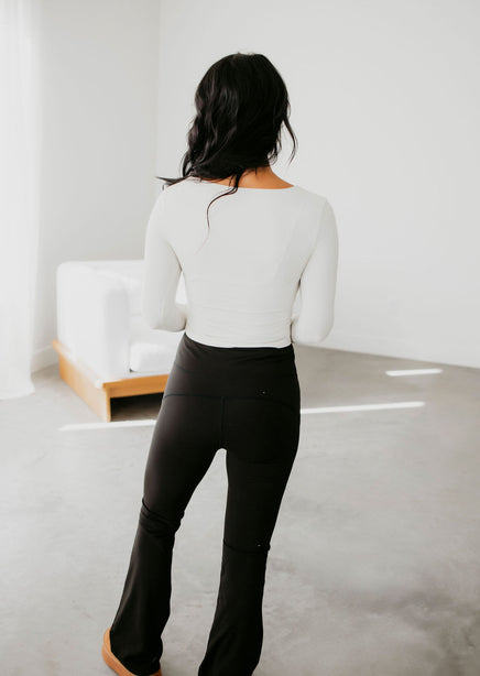 Veda Square Neck Seamless Top by Lily & Lottie