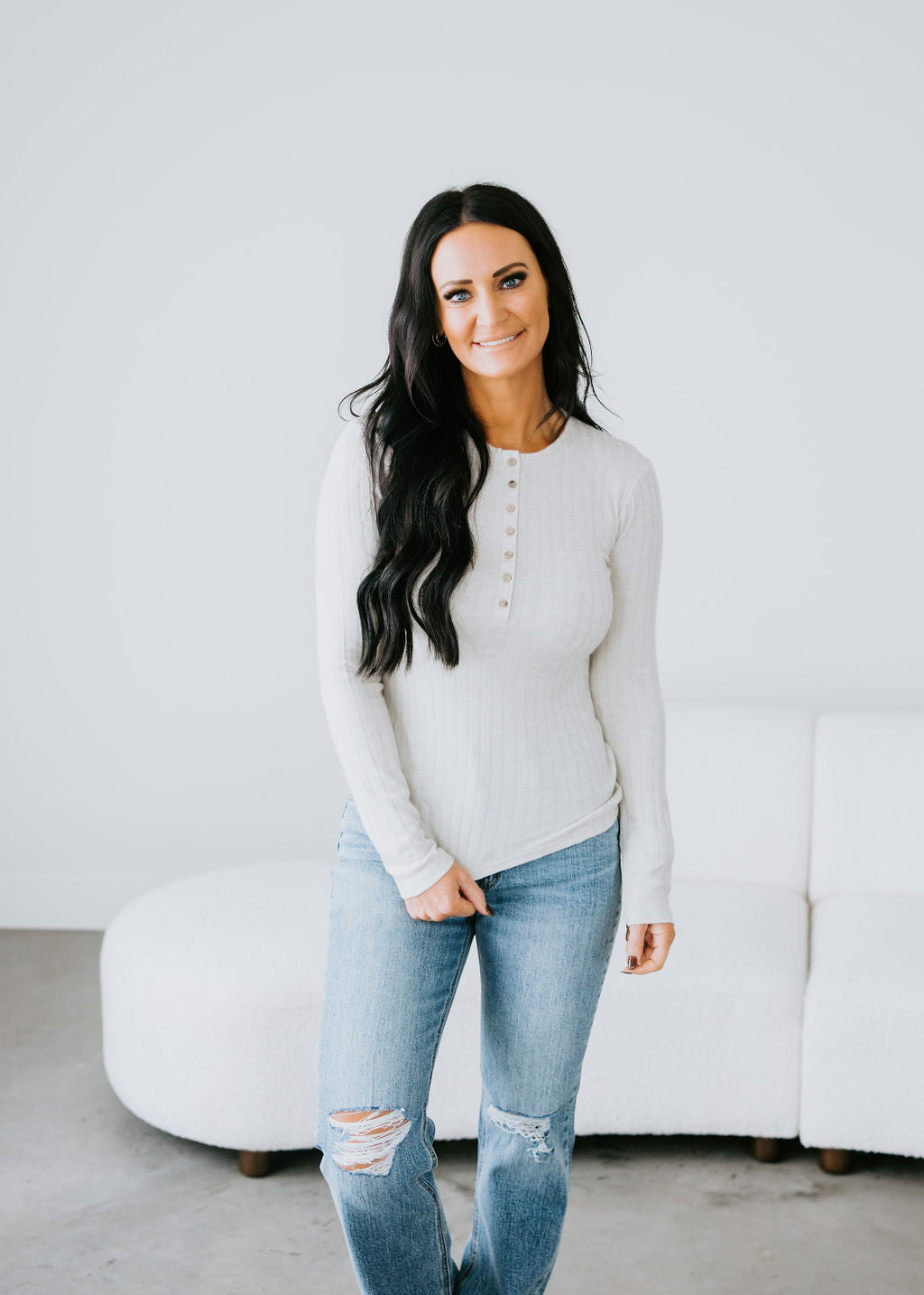 Graycie Ribbed Top