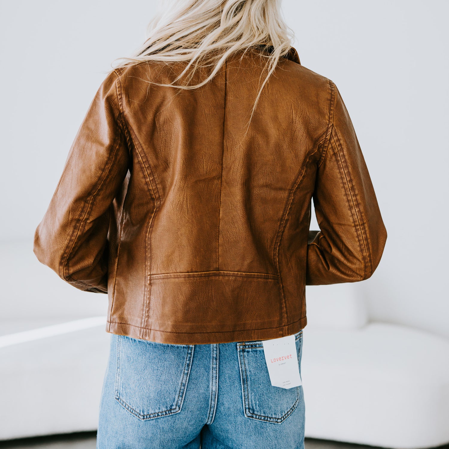 Jayde Faux Leather Jacket