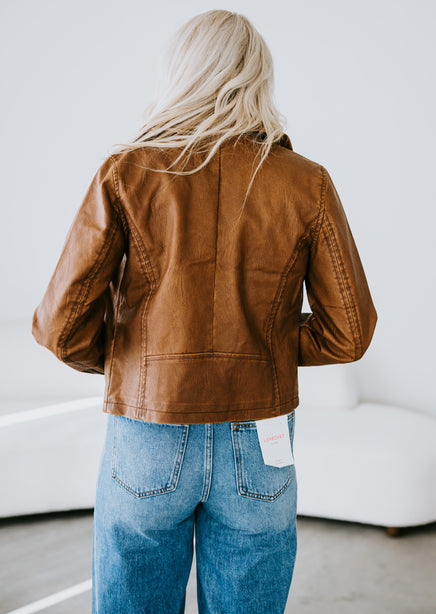 Jayde Faux Leather Jacket