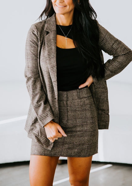 Mylee Plaid Blazer