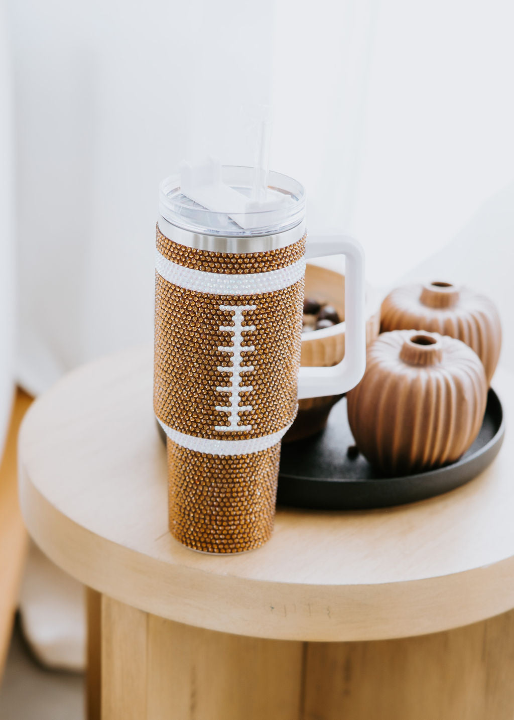 image of Football Crystal Tumbler