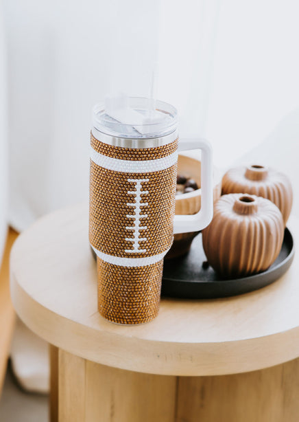 Football Crystal Tumbler