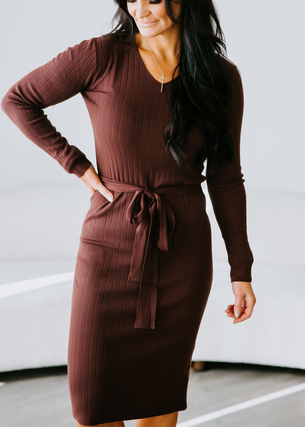 Kade Ribbed Knit Dress