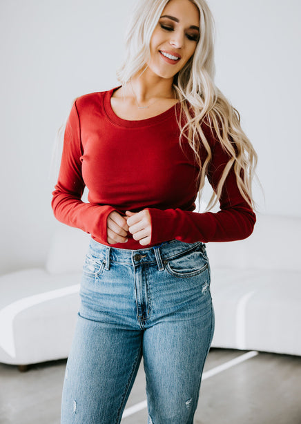Kyra Long Sleeve Top by Lily & Lottie