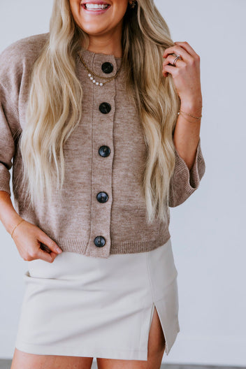 Jaena Faux Leather Skort