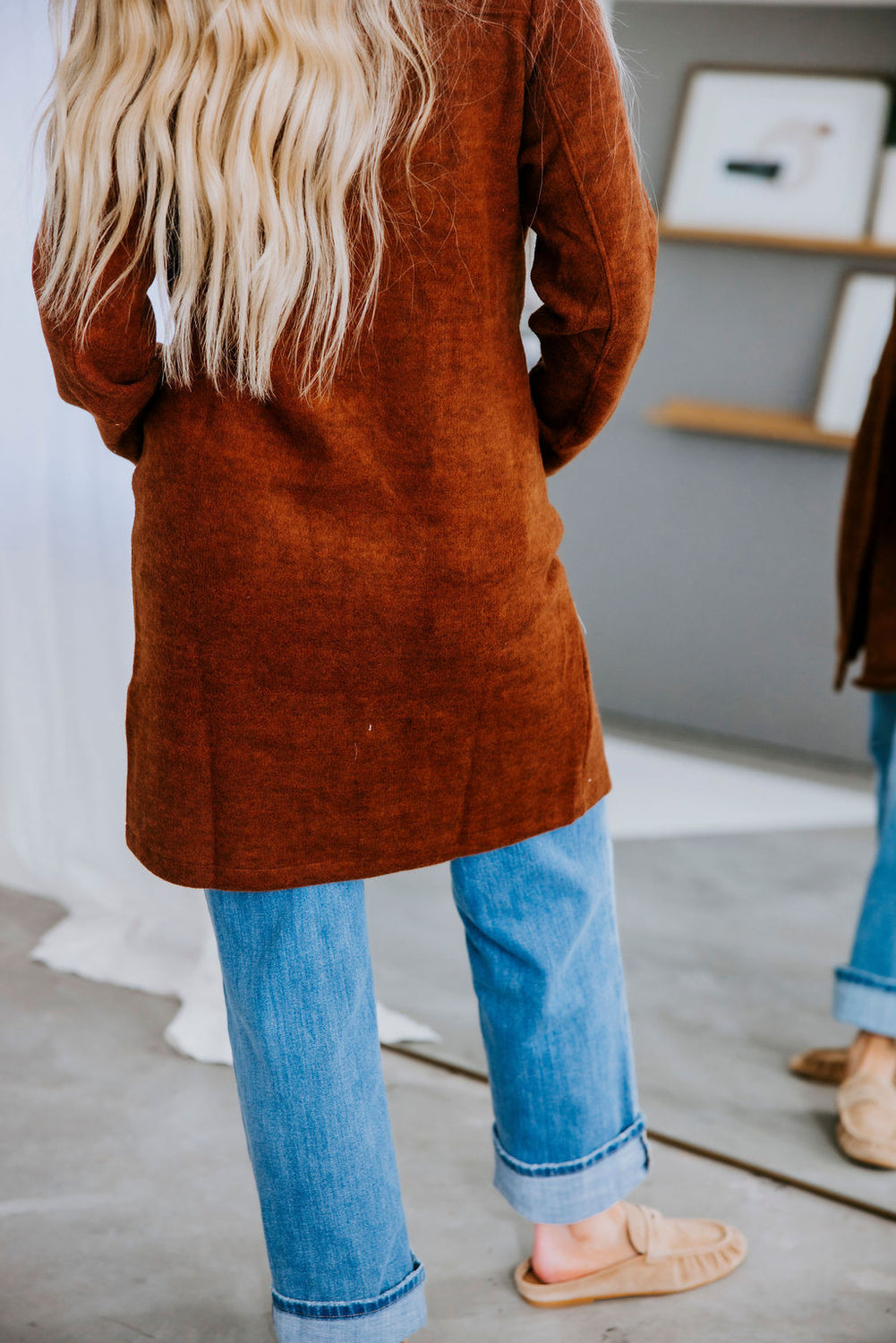 Thatcher Open Front Pocketed Coatigan