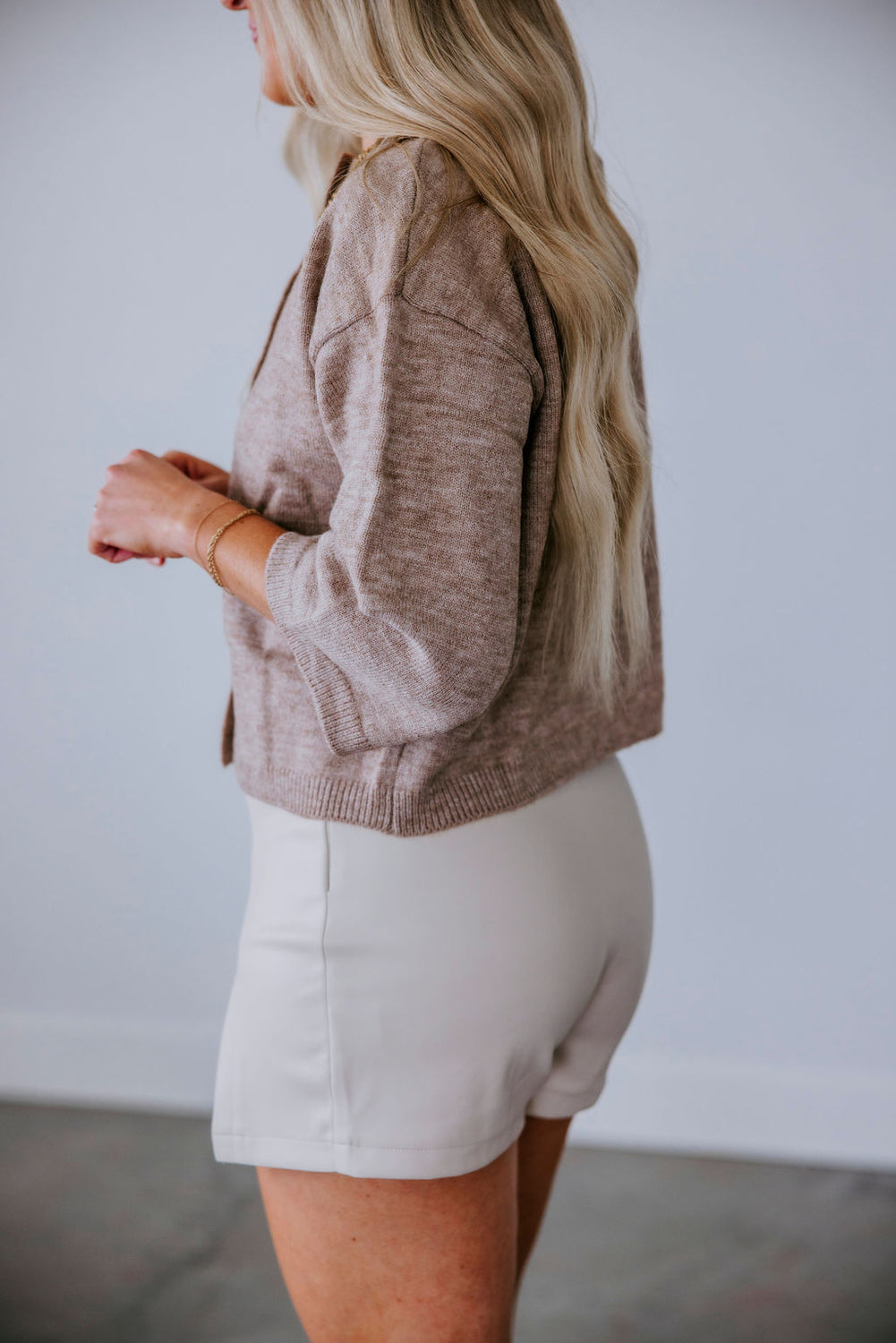 Jaena Faux Leather Skort