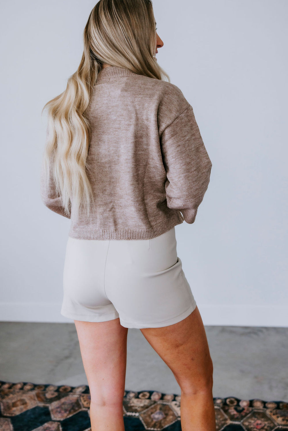 Jaena Faux Leather Skort