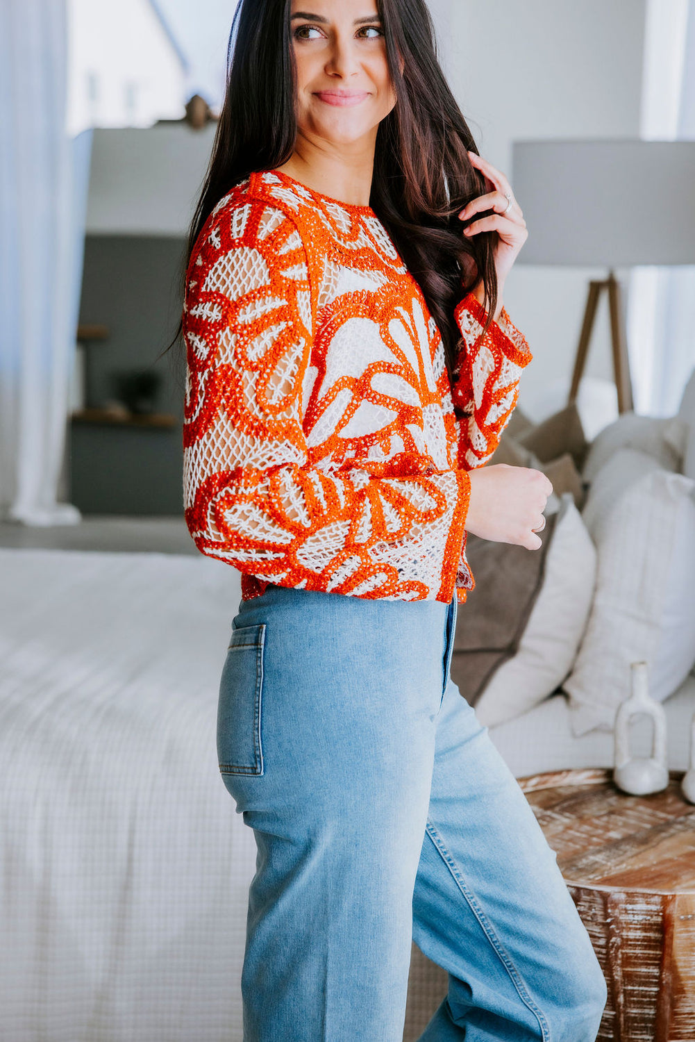 Joss Floral Crochet Top