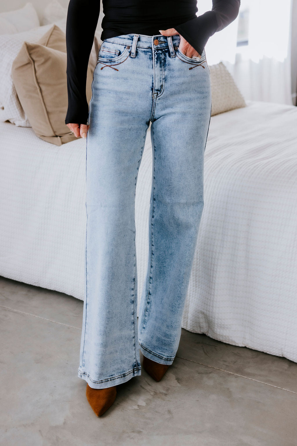 image of Harly Saige Wide Leg Jean