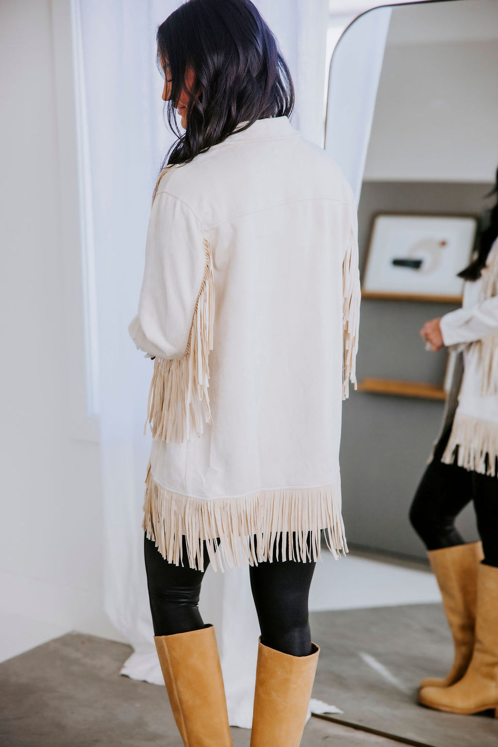 Kannon Suede Fringe Jacket