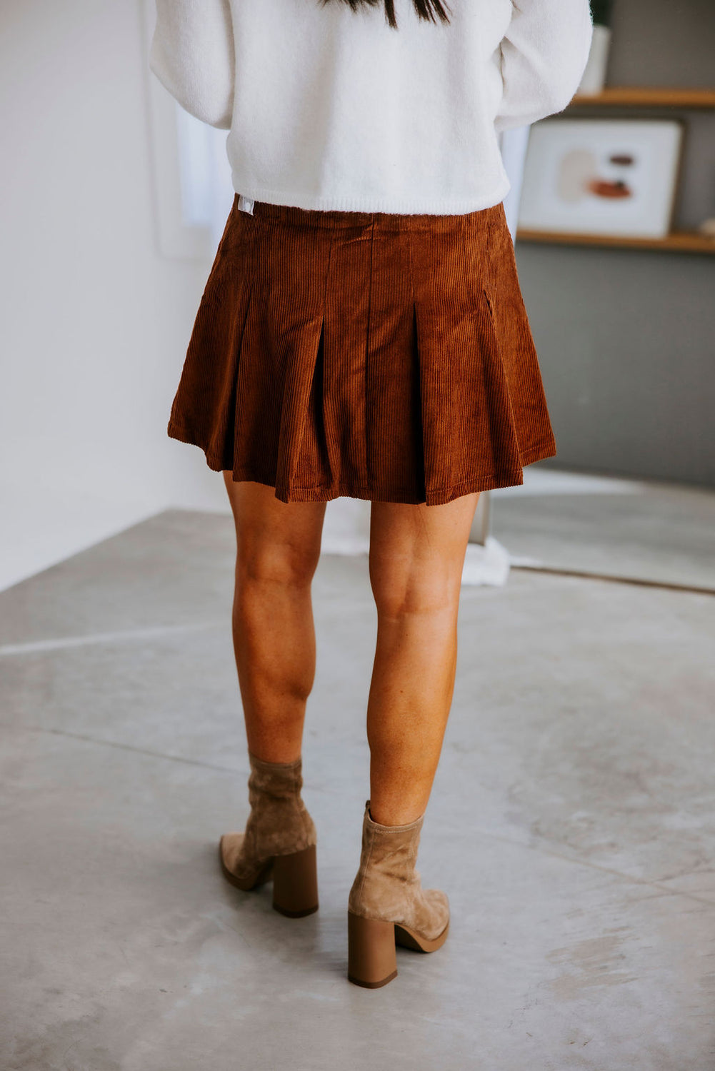Clarah Corduroy Mini Skirt