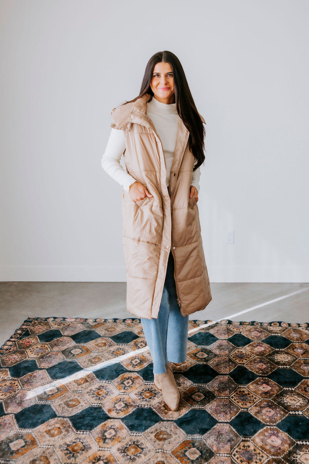 Micalea Midi Puffer Vest