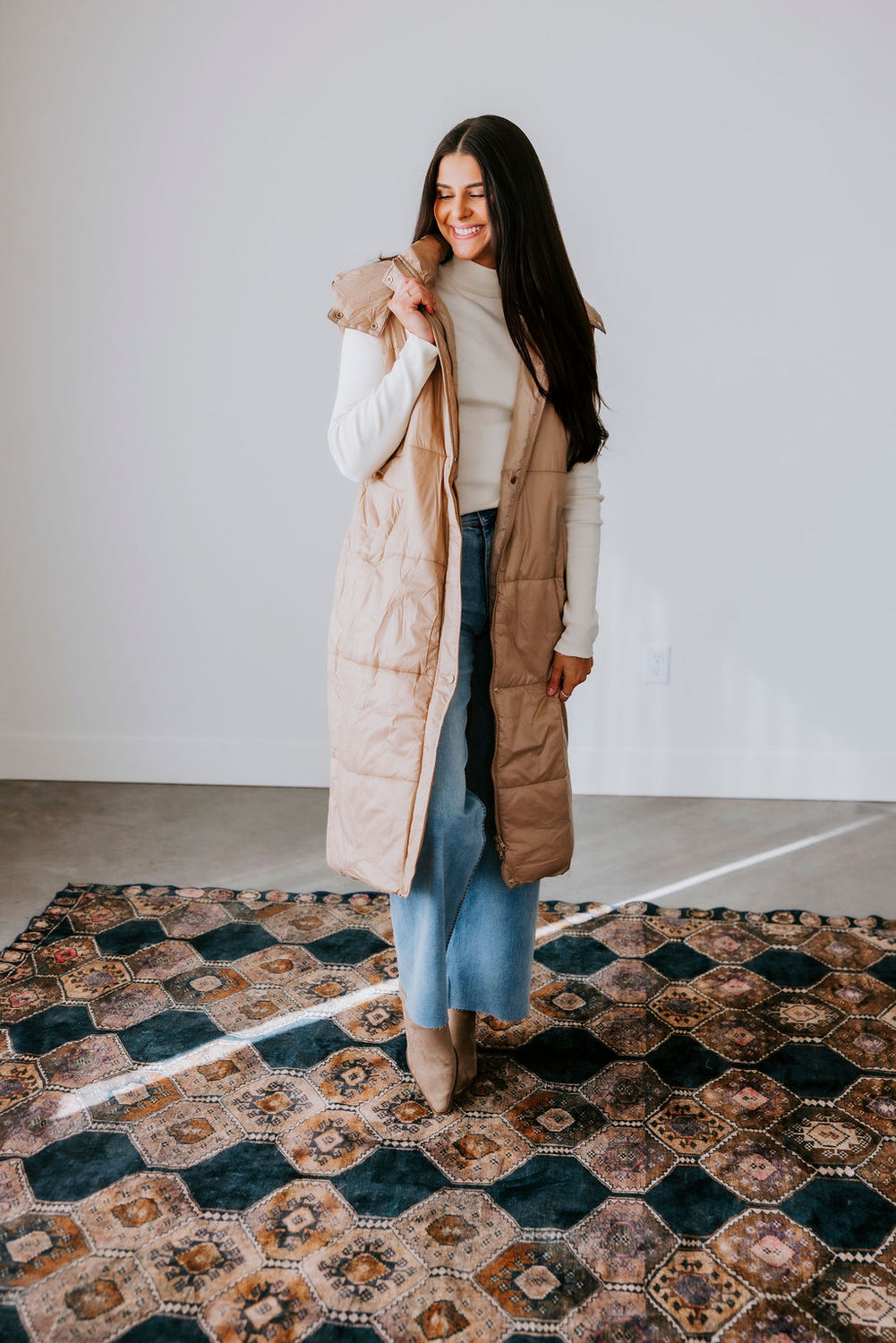 Micalea Midi Puffer Vest