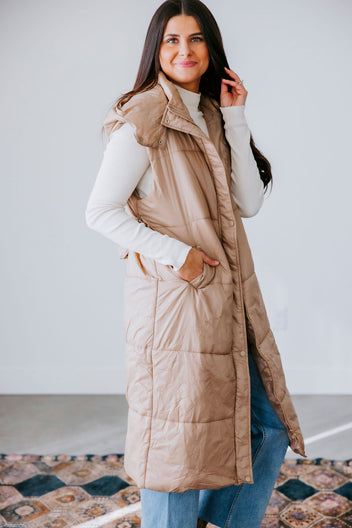 Micalea Midi Puffer Vest
