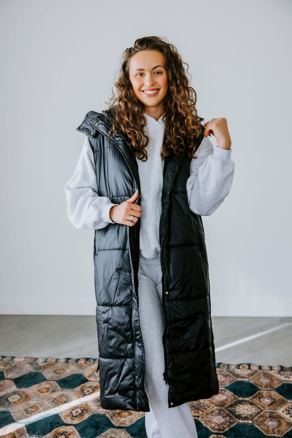 image of Micalea Midi Puffer Vest