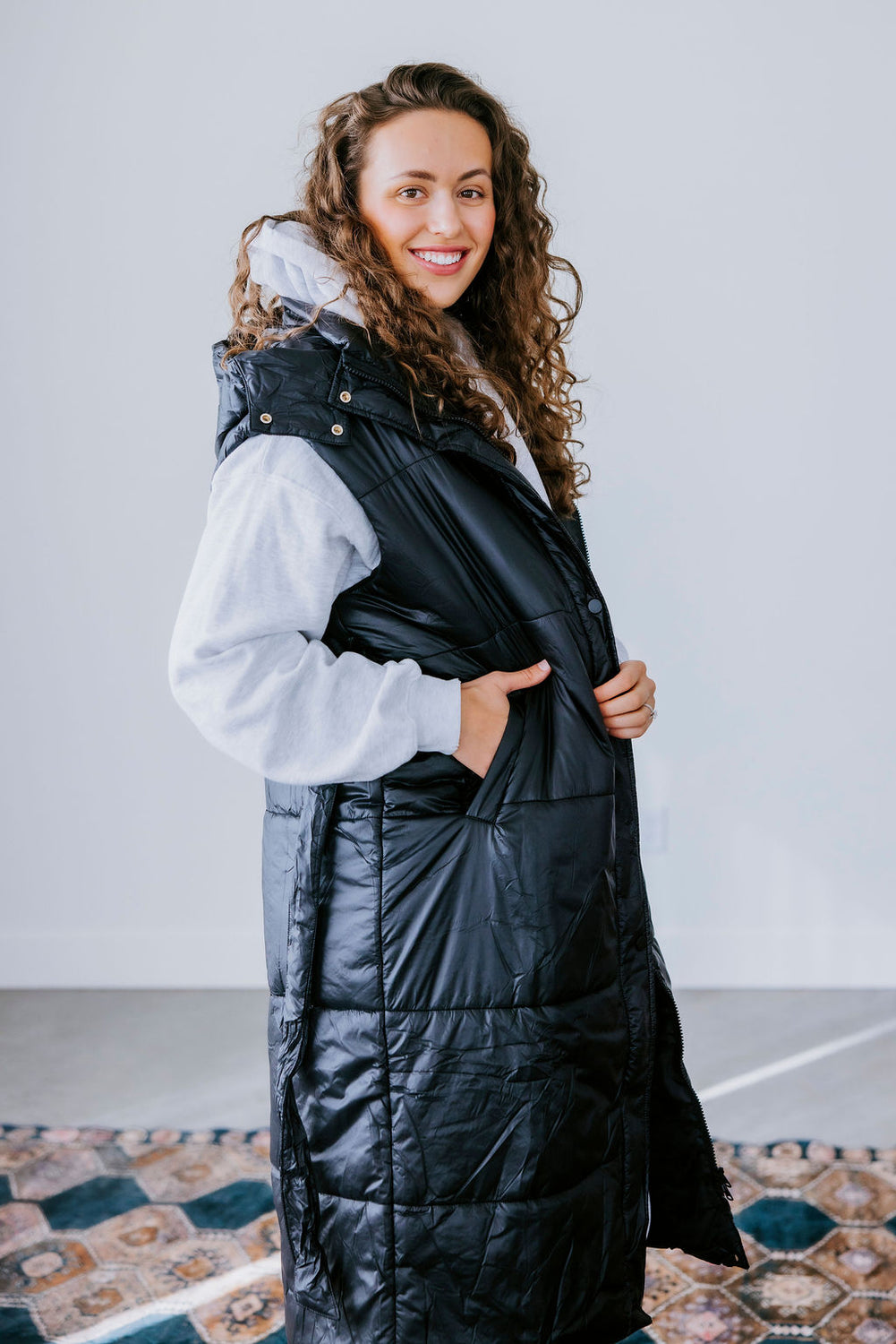 Micalea Midi Puffer Vest