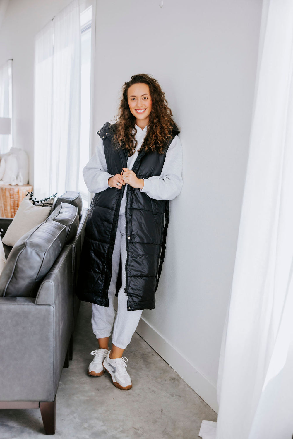 Micalea Midi Puffer Vest