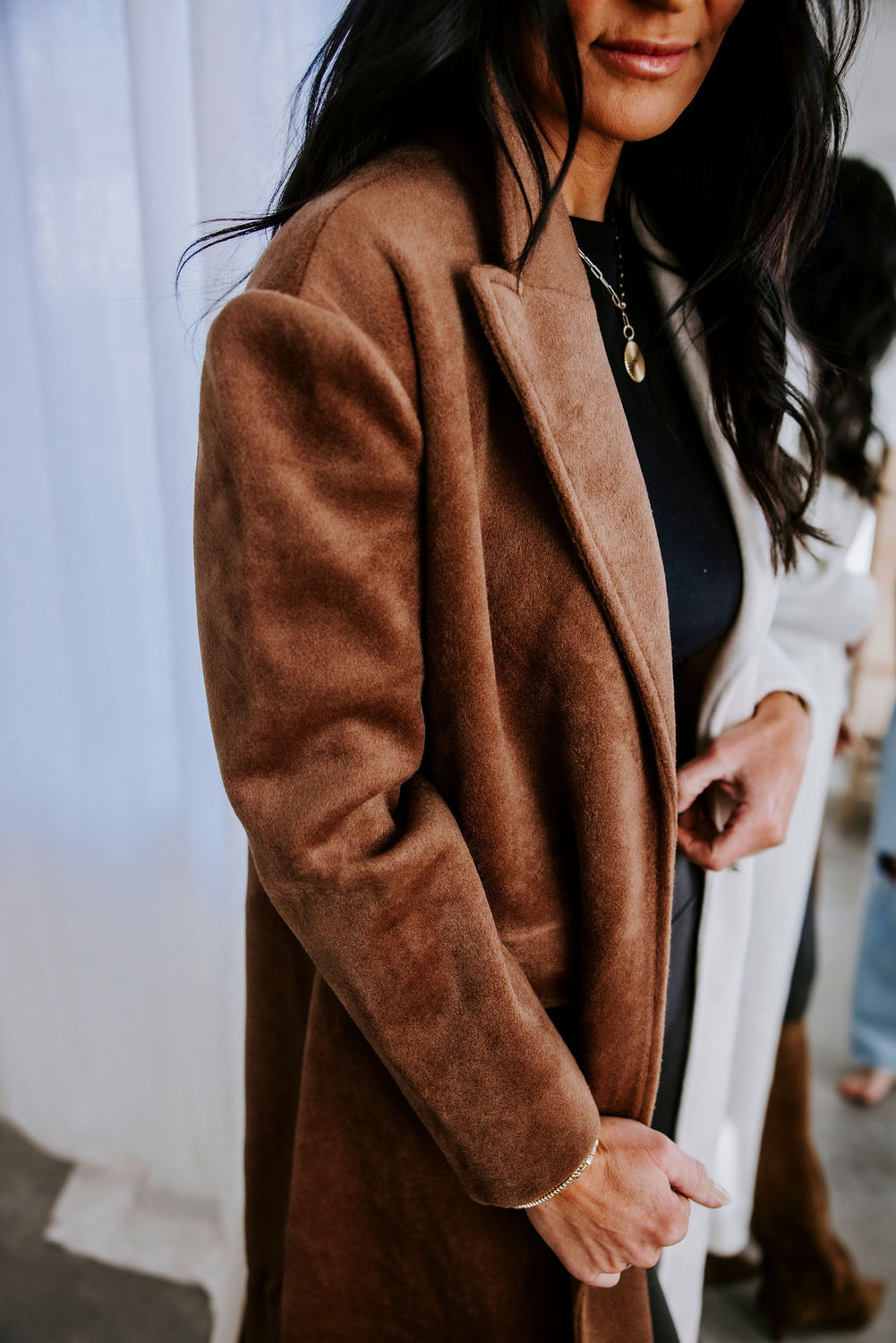 Andey Colorblock Trench Coat