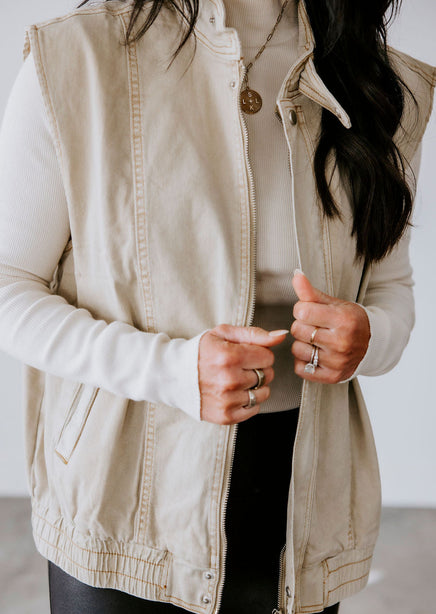 Edie Denim Vest product view