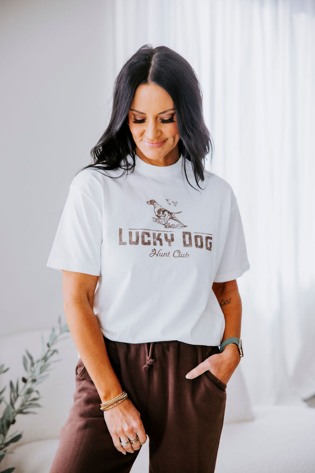 image of Lucky Dog Hunt Club Graphic Tee