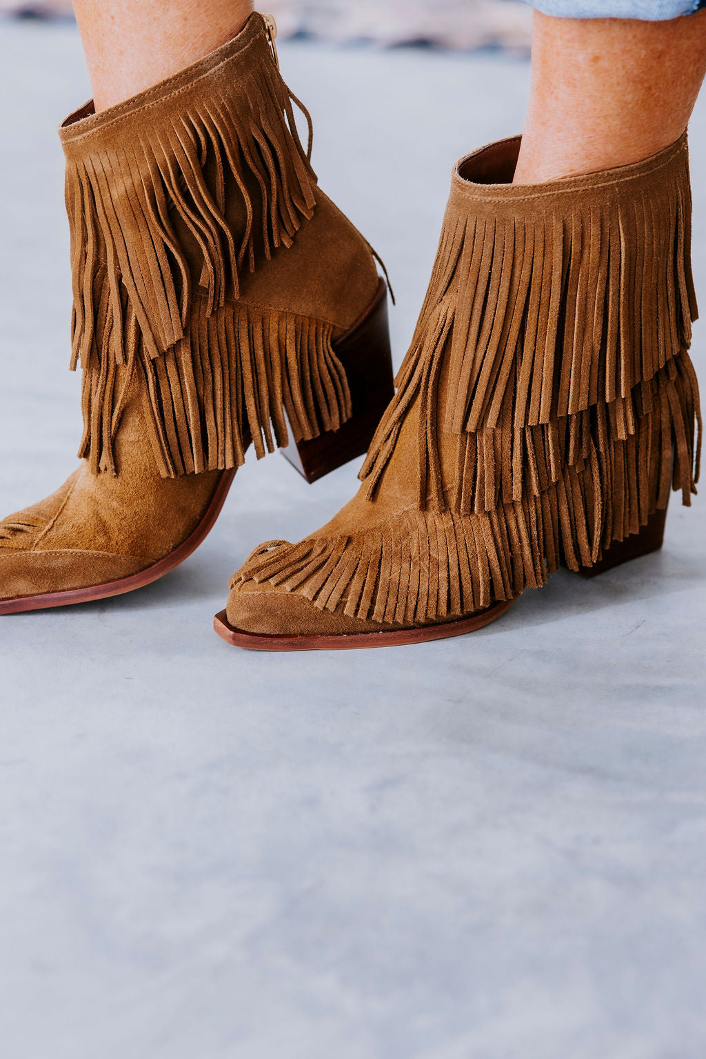 image of Dolce Vita Torey Fringe Booties