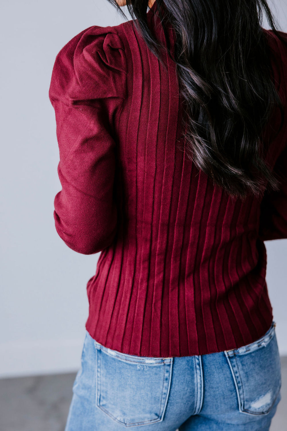 Desiree Mock Neck Knit Top