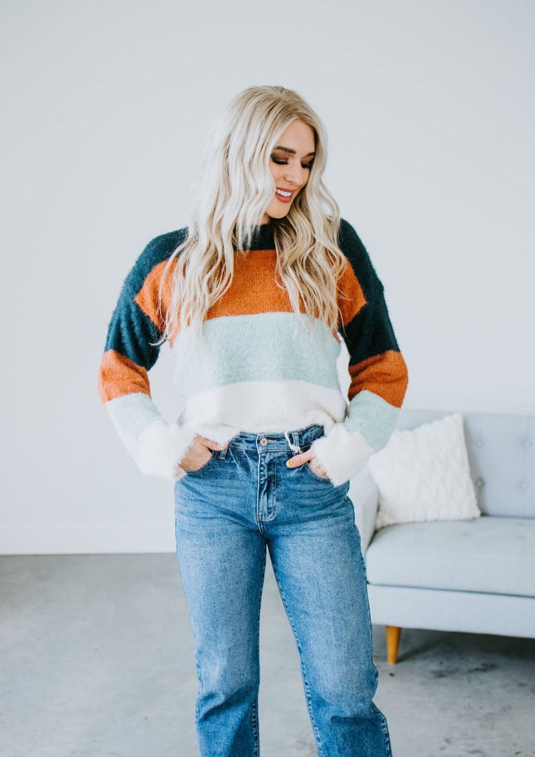 image of Bev Colorblock Sweater
