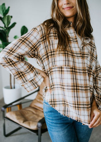 Dixie Plaid Top