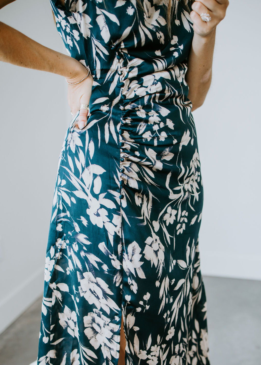 Raena Floral Midi Dress