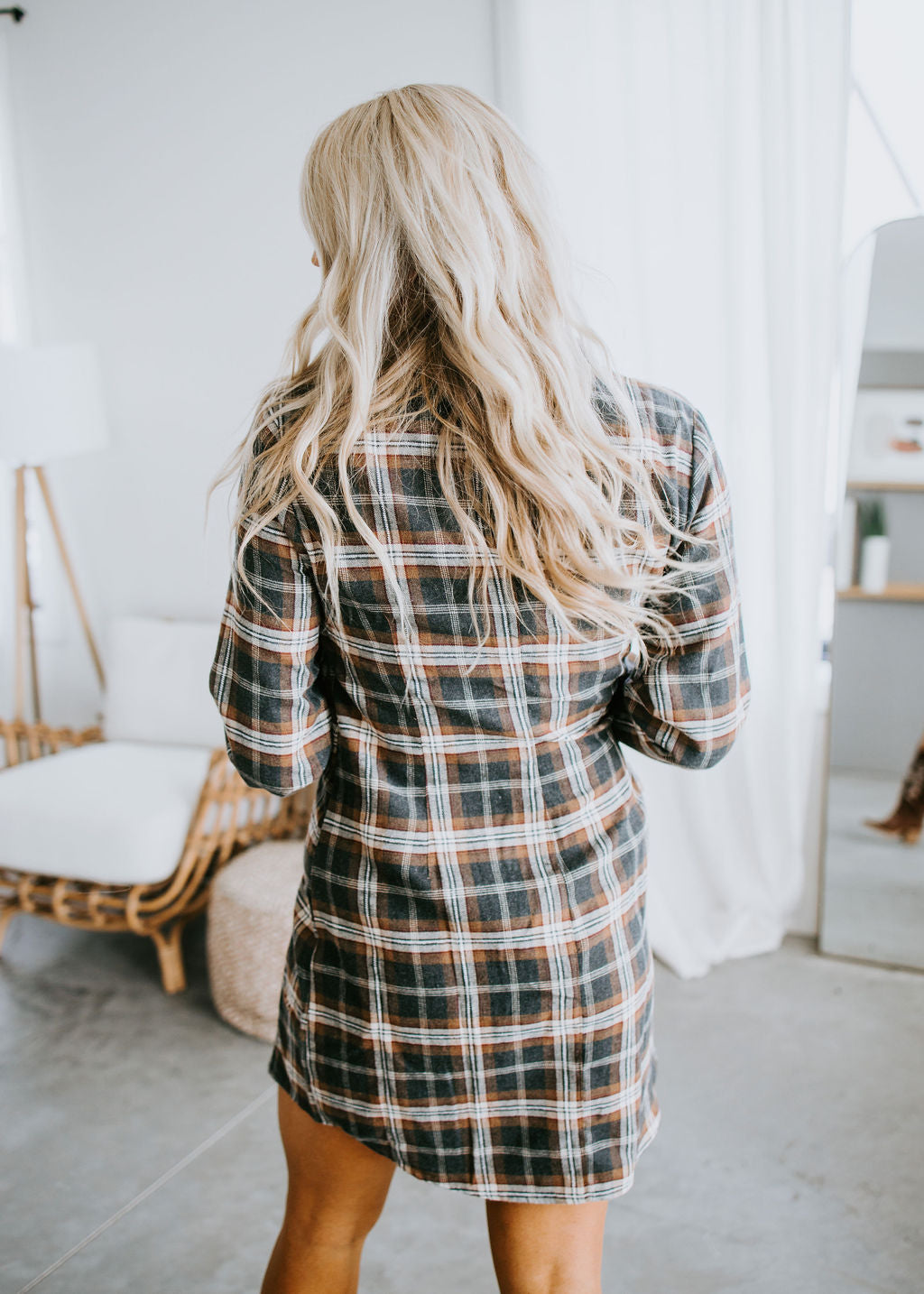 Malorie Plaid Dress