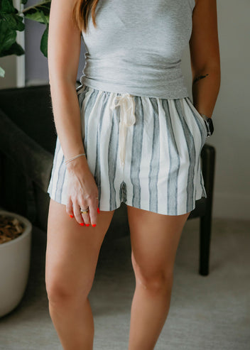 Whitney Striped Shorts