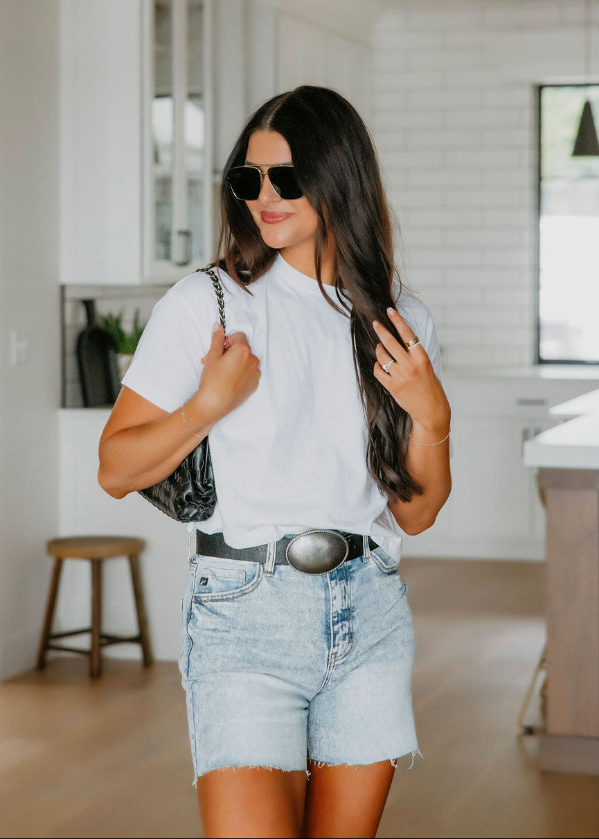 Chloe Crop Tee by Lily & Lottie