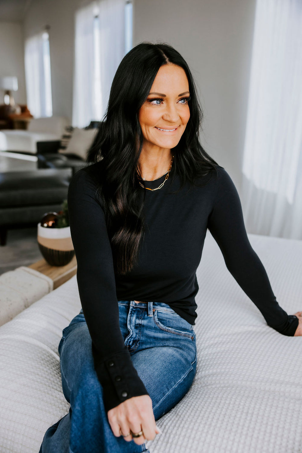 Marin Long Sleeve Top by Lily & Lottie