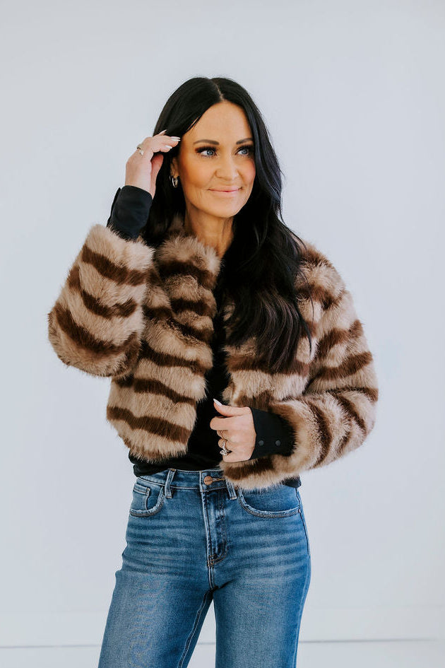 image of Darlyn Faux Fur Coat
