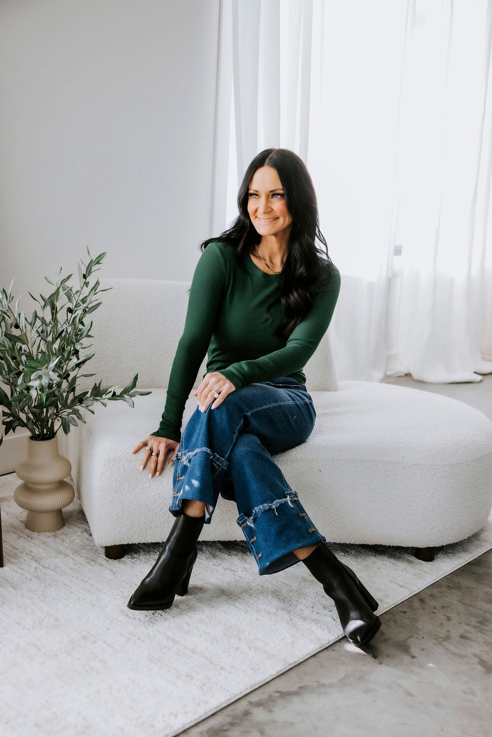 Kyra Long Sleeve Top by Lily & Lottie