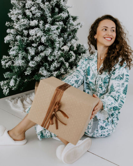 Christmas Season Satin Pajama Set