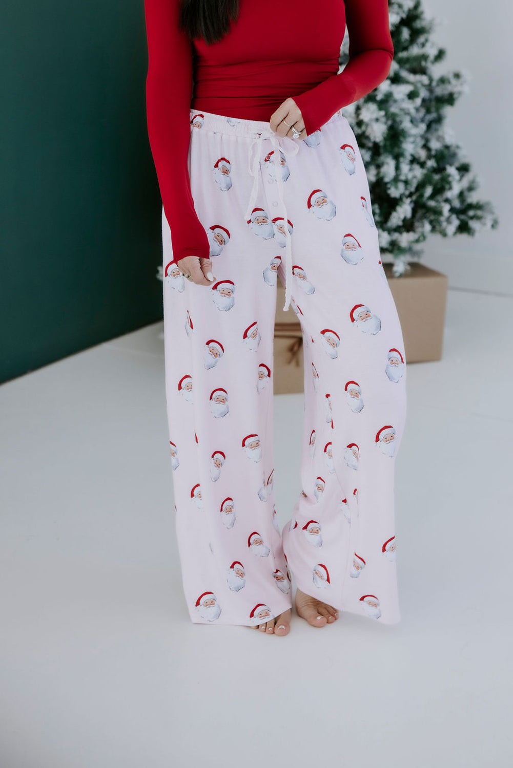 Santa Claus Printed Pajama Pants
