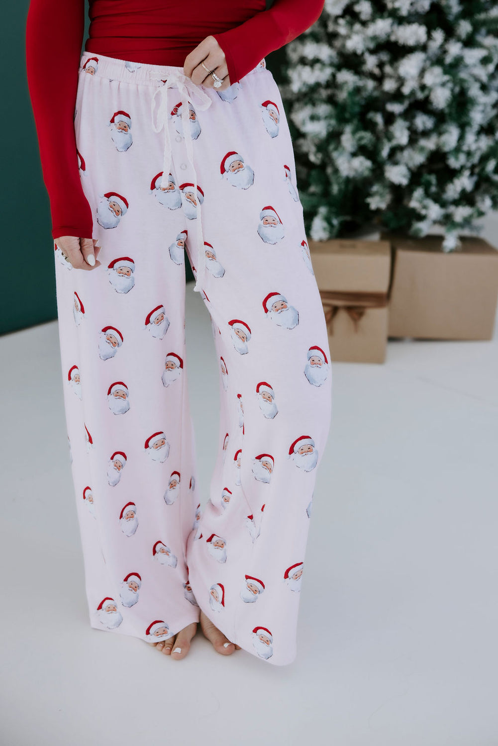 Santa Claus Printed Pajama Pants