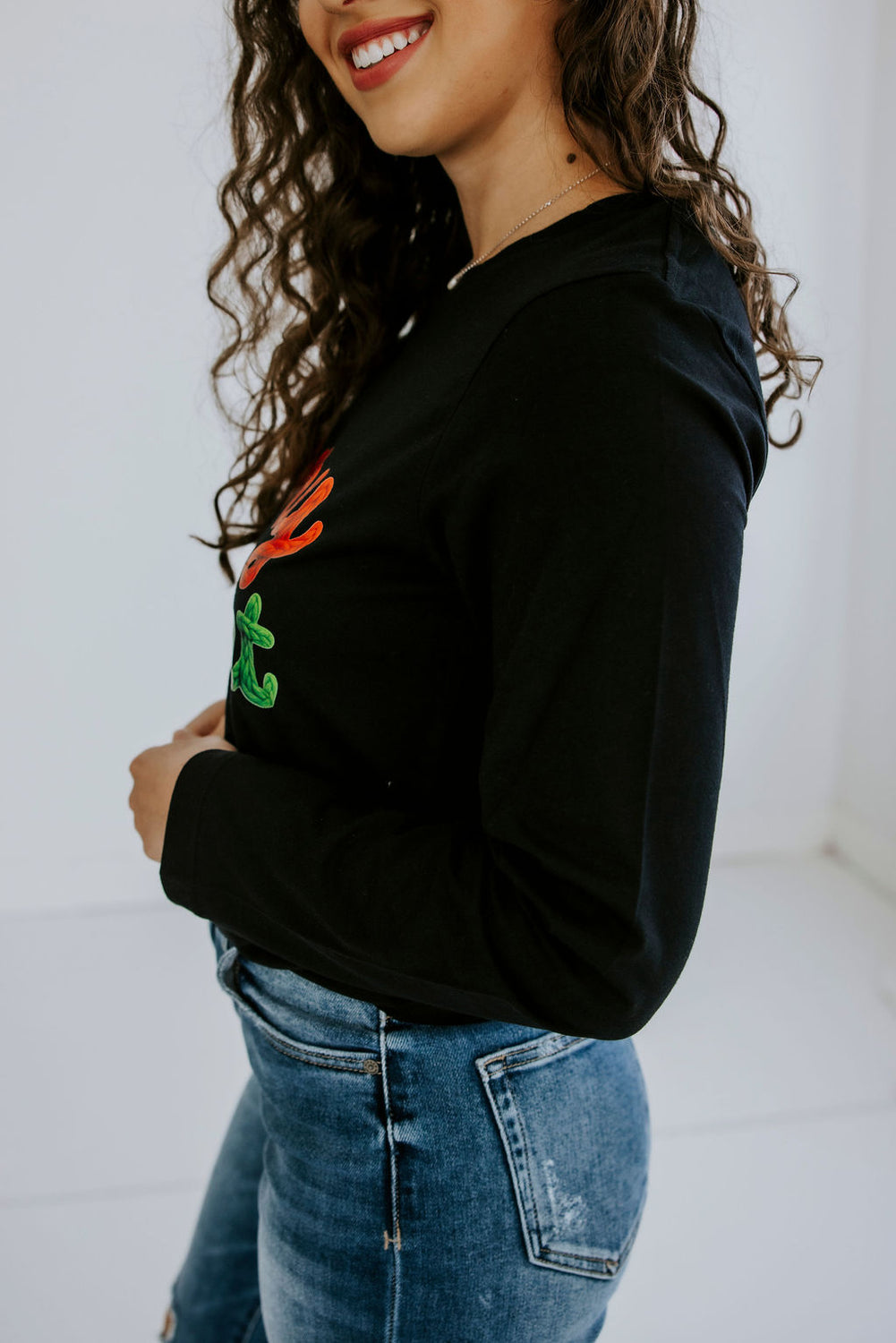 Merry & Bright Long Sleeve Graphic Tee