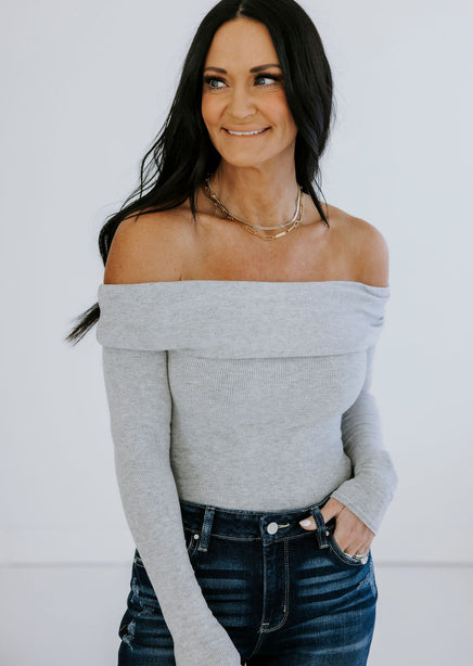 Mellorie Off-Shoulder Bodysuit product view