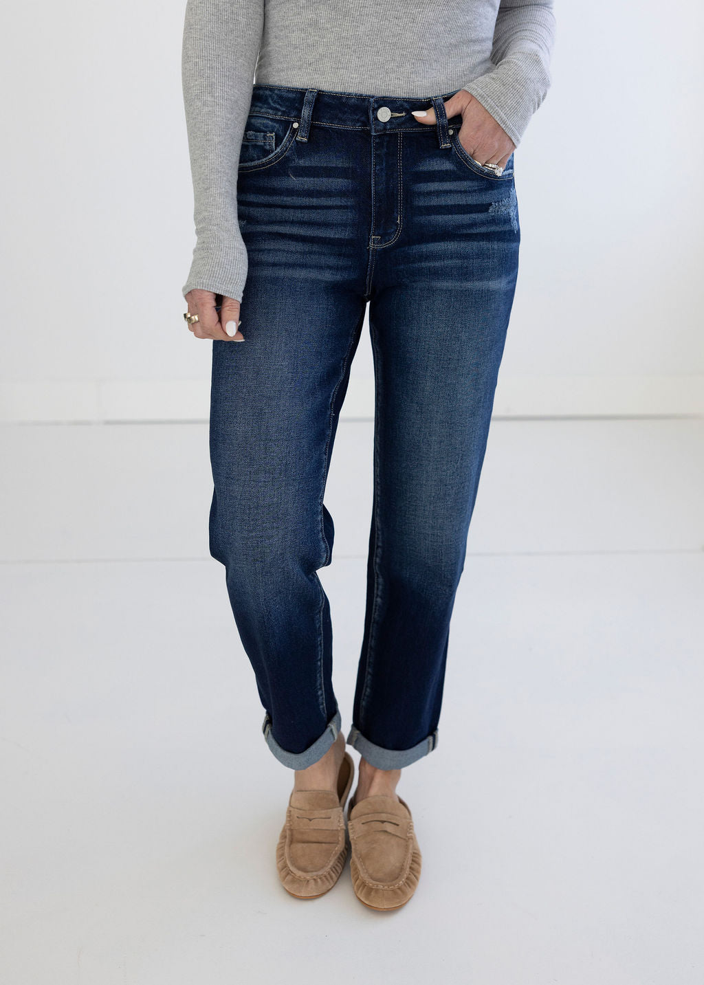 Janis Petra Baggy Straight Jeans